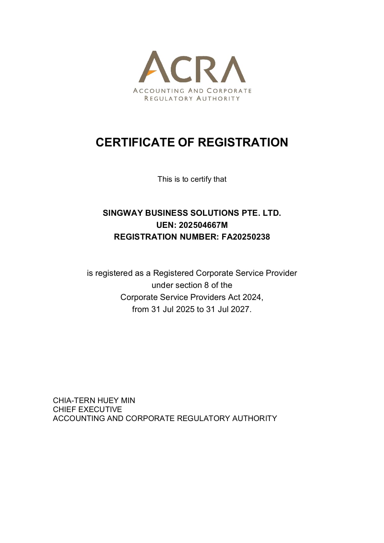 T250599322_Certificate of Registration_SINGWAY BUSINESS SOLUTIONS